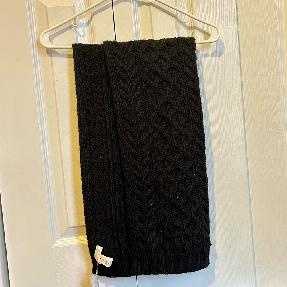 Michael Kors Black Knit Scarf